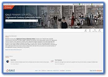 Eighteenth Century Collections Online New Interface